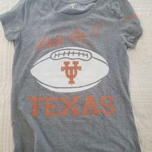 Texas Gray and Orange Women's Short Sleeve Tee